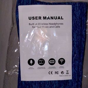 Workout Headband with built in blue tooth Speaker